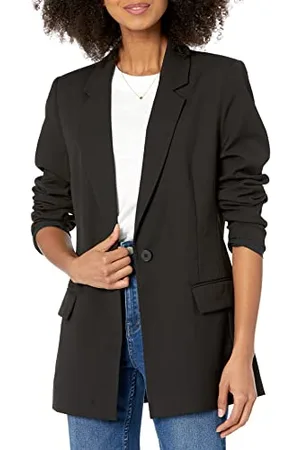 THE DROP Blazer da Donna, Blake, Lungo, , XXL Plus