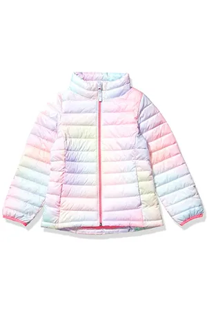 Amazon Piumino Leggero con Collo a Lupetto Impermeabile e Pieghevole Bambine e Ragazze, , 3 Anni