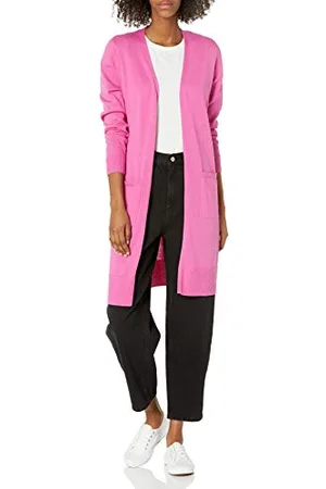 Amazon Cardigan Lungo Leggero (Taglie Forti Disponibili) Donna, , XXL Plus