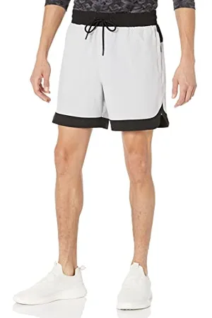 Amazon Pantaloncini in Tessuto Elasticizzato Active Stretch - Colori Fuori Produzione Uomo, , 3XL Plus