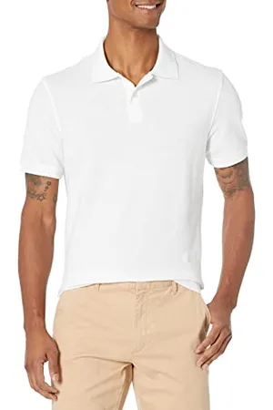Amazon Polo in piqué di Cotone Slim Uomo, , M