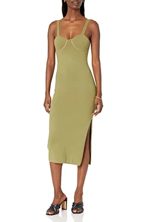 THE DROP Abito da Donna, Sylvia, Midi, in Maglia, , 4XL Plus, Taglia Forte