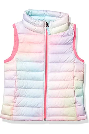 Amazon Piumino Smanicato Ripiegabile Impermeabile Leggero Bambine e Ragazze, , 4 Anni