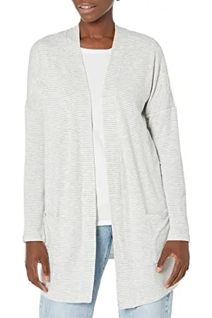 Amazon Cardigan Leggero e Comodo Aperto sul Davanti Donna, , XS
