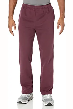 Amazon Pantaloni Sportivi in Pile con Fondo Aperto (Disponibili in Taglie Extra Forti) Uomo, , M