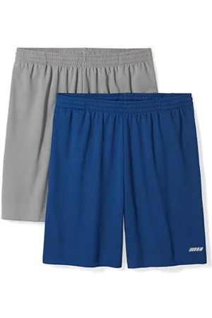 Amazon Pantaloncini Morbidi Tecnici ad Alte Prestazioni (Disponibili nelle Taglie Big & Tall) Uomo, Pacco da 2, , 3XL Plus