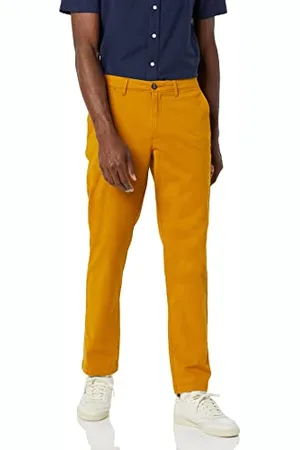 Amazon Pantaloni Chino Elasticizzati Casual vestibilità Sportiva (Disponibili in Taglie Extra Forti) Uomo, , 29W / 34L