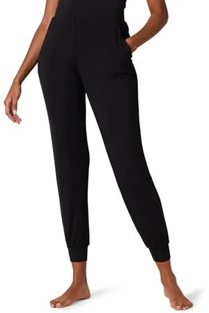 Amazon Pantaloni di Pigiama Jogger Leggeri in Jersey Lavorato a Maglia con Tasche Donna, , XS