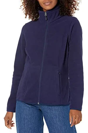 Amazon Giacca in pile morbido con cerniera intera dal taglio classico (disponibile in taglie forti) Donna, , S