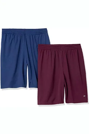 Amazon Pantaloncini Morbidi Tecnici ad Alte Prestazioni (Disponibili nelle Taglie Big & Tall) Uomo, Pacco da 2, , XXL