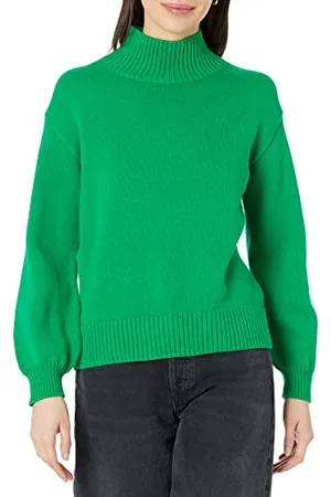 Amazon Maglione in Cotone con Scollo a V (Disponibile in Taglie Forti) Donna, , XXL Plus