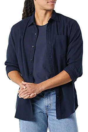 Amazon Camicia in Flanella a Maniche Lunghe (Disponibile in Taglie Extra Forti) Uomo, , XS