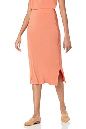 Amazon Gonna Media in Maglia con Elastico in Vita (Taglie Forti Disponibili) Donna, , XXL