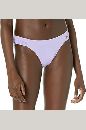 Amazon Costume con Slip Bikini con Fascia Laterale Donna, , 46