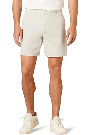 Amazon Pantaloncini Chino Elasticizzati, Comodi e Aderenti da 18 cm Uomo, , 32W