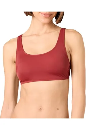 Amazon Top Corto da Mare con Scollo Rotondo Donna, , 44