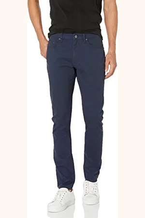 Amazon Pantaloni in Twill Elasticizzati con 5 Tasche Skinny Uomo, , 42W / 30L