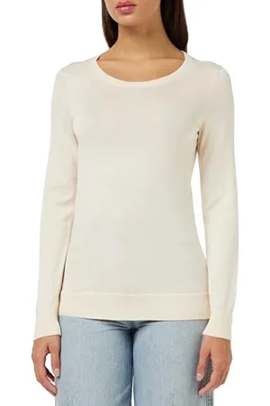 Amazon Maglione Girocollo Leggero A Maniche Lunghe (Taglie Forti Disponibili) Donna, , M