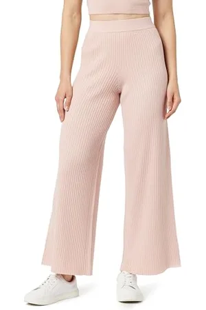 THE DROP Catalina Pull-on Rib Sweater Pant Pantalons, Rose Antique, 3XL Grande Taille