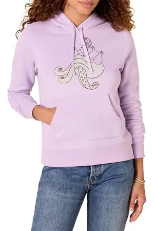 Amazon Disney | Marvel | Star Wars | Princess Felpe con Cappuccio in Pile (Disponibili in Taglie Forti) Donna, , M