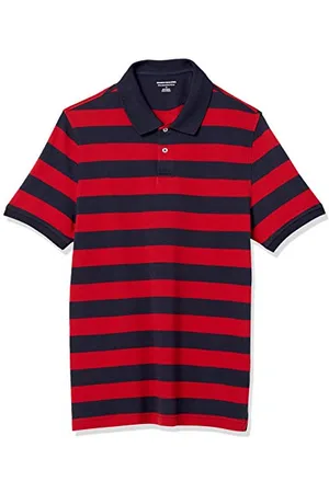 Amazon Polo in piqué di Cotone Slim Uomo, , S