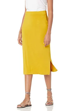 Amazon Gonna Media in Maglia con Elastico in Vita (Taglie Forti Disponibili) Donna, , XL