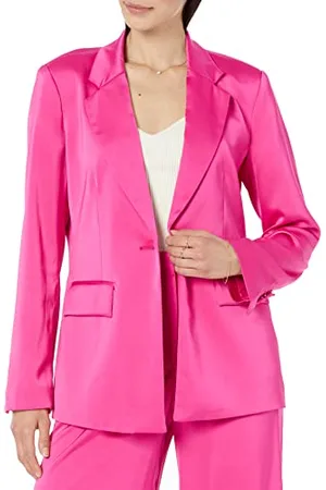 THE DROP Blazer da Donna, Zeke, Elasticizzato e Setoso, S