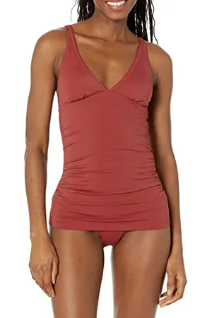 Amazon Parte Superiore Tankini (Disponibile in Taglie Forti) Donna, , 6XL Plus