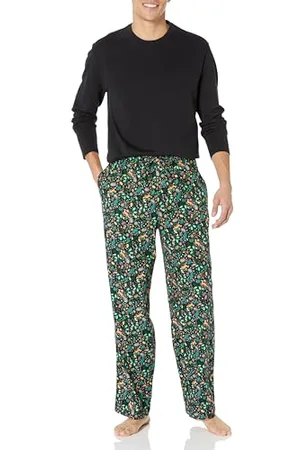 Amazon Pigiama in Morbida Flanella (Disponibile nelle Taglie Big & Tall) Uomo, , M