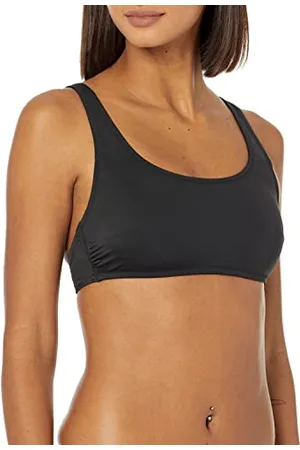 Amazon Top Corto da Mare con Scollo Rotondo Donna, , 52