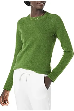 Amazon Maglione Girocollo Morbido a Maniche Lunghe dalla vestibilità Classica Donna, , M