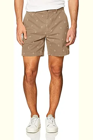 Amazon Pantaloncini Chino da 18 cm vestibilità Classica Uomo, , 36W