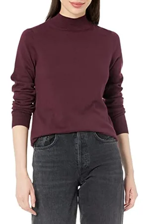 Amazon Maglione Leggero con Collo a Lupetto (Disponibile in Taglie Forti) Donna, , L