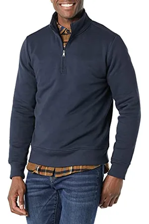Amazon Felpa in Pile a Maniche Lunghe con Cerniera Intera Uomo, , XL