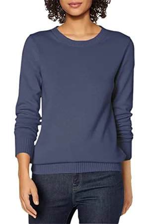Amazon Maglione A Girocollo in 100% Cotone (Disponibile in Taglie Forti) Donna, , XL Plus