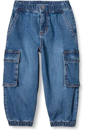 Amazon Jeans Cargo in Denim Elasticizzato Bambini e Ragazzi, , 2 Anni