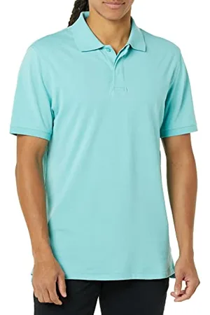 Amazon Polo a Maniche Corte in piqué di Cotone Leggero Uomo, , XS