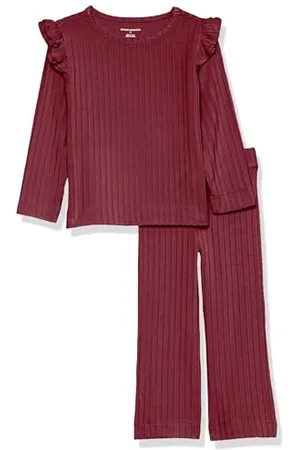 Amazon Completo a Coste Larghe Bambine e Ragazze, Pacco da 2, , 5 Anni