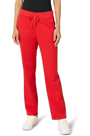 Amazon Pantaloni Sportivi in Pile a Gamba Dritta vestibilità Regular (Disponibili in Taglie Forti) Donna, , XL