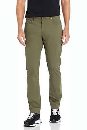 Amazon Pantaloni in Twill Elasticizzati con 5 Tasche e vestibilità Sportiva (Disponibile nelle Taglie Big & Tall) Uomo, , 31W / 30L