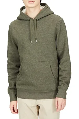 Amazon Felpa con Cappuccio con Fodera in Sherpa Uomo, , XXL