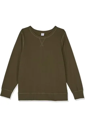 Amazon Felpa Girocollo in Pile (Disponibile nelle Taglie Forti) Donna, , XXL
