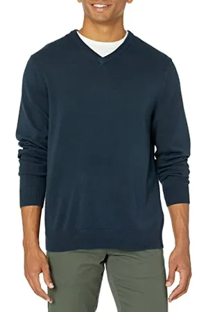Amazon Maglione con Scollo a V (Disponibile in Taglie Extra Forti) Uomo, , XL