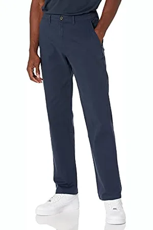 Amazon Pantaloni chino elasticizzati casual vestibilità classica Uomo, , 36W / 30L