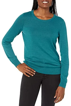 Amazon Maglione Girocollo Leggero A Maniche Lunghe (Taglie Forti Disponibili) Donna, , L