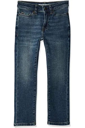 Amazon Jeans Slim Elasticizzati Bambini e Ragazzi, , 9 Anni