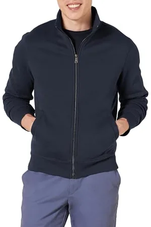 Amazon Felpa con Collo a Lupetto con Cerniera Integrale Uomo, , XL