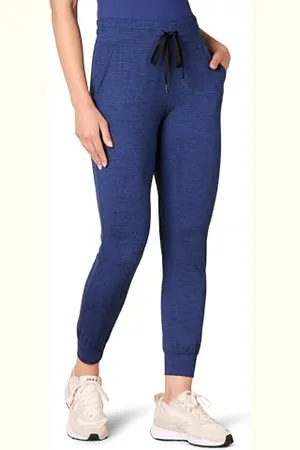 Amazon Pantaloni della Tuta Elasticizzati Tecnici Spazzolati (Taglie Forti Disponibili) Donna, , M
