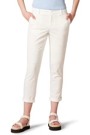 Amazon Pantaloni Kaki Aderenti A Vita Medio Alta con Gamba Affusolata (Disponibili in Taglie Forti) Donna, , 70 Plus
