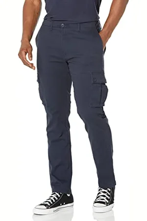 Amazon Pantaloni Cargo Elasticizzati e Aderenti (Disponibili nelle Taglie Big & Tall) Uomo, , 28W / 30L